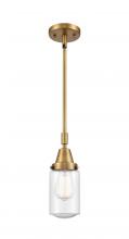  447-1S-BB-G314 - Dover - 1 Light - 5 inch - Brushed Brass - Mini Pendant