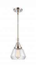  447-1S-PN-G172 - Fulton - 1 Light - 7 inch - Polished Nickel - Mini Pendant