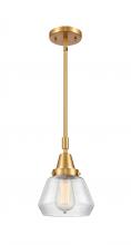  447-1S-SG-G172 - Fulton - 1 Light - 7 inch - Satin Gold - Mini Pendant