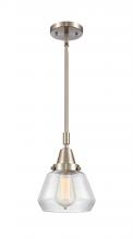  447-1S-SN-G172 - Fulton - 1 Light - 7 inch - Brushed Satin Nickel - Mini Pendant