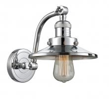  515-1W-PC-M7 - Railroad - 1 Light - 5 inch - Polished Chrome - Sconce