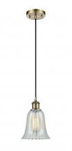  516-1P-AB-G2811 - Hanover - 1 Light - 6 inch - Antique Brass - Cord hung - Mini Pendant