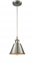  516-1P-SN-M8 - Smithfield - 1 Light - 7 inch - Brushed Satin Nickel - Cord hung - Mini Pendant