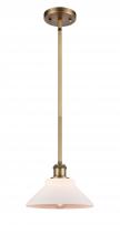  516-1S-BB-G131 - Orwell - 1 Light - 8 inch - Brushed Brass - Mini Pendant