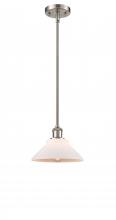  516-1S-SN-G131 - Orwell - 1 Light - 8 inch - Brushed Satin Nickel - Mini Pendant