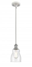  516-1S-WPC-G394 - Ellery - 1 Light - 5 inch - White Polished Chrome - Mini Pendant