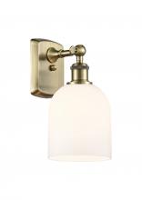 Innovations Lighting 516-1W-AB-G558-6GWH - Bella - 1 Light - 6 inch - Antique Brass - Sconce