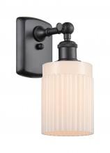  516-1W-BK-G341 - Hadley - 1 Light - 5 inch - Matte Black - Sconce