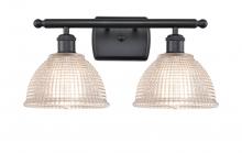 Innovations Lighting 516-2W-BK-G422 - Arietta - 2 Light - 18 inch - Matte Black - Bath Vanity Light