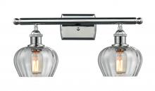  516-2W-PC-G92 - Fenton - 2 Light - 17 inch - Polished Chrome - Bath Vanity Light