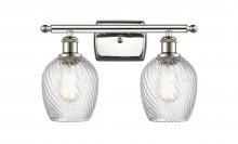  516-2W-PN-G292 - Salina - 2 Light - 16 inch - Polished Nickel - Bath Vanity Light