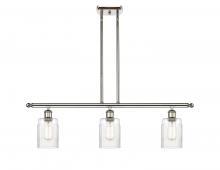  516-3I-PN-G342 - Hadley - 3 Light - 36 inch - Polished Nickel - Cord hung - Island Light