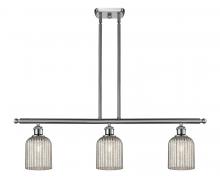  516-3I-SN-G559-5ME - Bridal Veil - 3 Light - 36 inch - Brushed Satin Nickel - Cord hung - Island Light