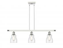  516-3I-WPC-G394 - Ellery - 3 Light - 36 inch - White Polished Chrome - Cord hung - Island Light