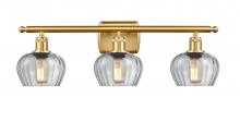  516-3W-SG-G92 - Fenton - 3 Light - 27 inch - Satin Gold - Bath Vanity Light