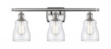  516-3W-SN-G394 - Ellery - 3 Light - 25 inch - Brushed Satin Nickel - Bath Vanity Light