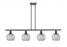  516-4I-OB-G122-10 - Athens - 4 Light - 48 inch - Oil Rubbed Bronze - Stem Hung - Island Light