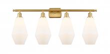 Innovations Lighting 516-4W-SG-G651-7 - Cindyrella - 4 Light - 37 inch - Satin Gold - Bath Vanity Light