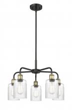  516-5CR-BAB-G342 - Hadley - 5 Light - 23 inch - Black Antique Brass - Chandelier