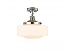  517-1CH-PN-G691-12 - Bridgeton - 1 Light - 12 inch - Polished Nickel - Semi-Flush Mount