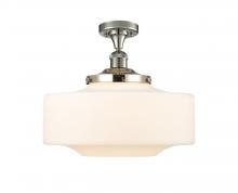  517-1CH-PN-G691-16 - Bridgeton - 1 Light - 12 inch - Polished Nickel - Semi-Flush Mount