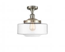  517-1CH-SN-G692-12 - Bridgeton - 1 Light - 12 inch - Brushed Satin Nickel - Semi-Flush Mount