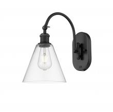  518-1W-BK-GBC-82 - Berkshire - 1 Light - 8 inch - Matte Black - Sconce