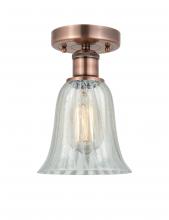  616-1F-AC-G2811 - Hanover - 1 Light - 6 inch - Antique Copper - Flush Mount