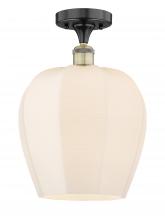 Innovations Lighting 616-1F-BAB-G461-12 - Norfolk - 1 Light - 12 inch - Black Antique Brass - Semi-Flush Mount