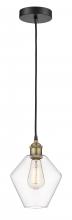  616-1P-BAB-G652-8 - Cindyrella - 1 Light - 8 inch - Black Antique Brass - Cord hung - Mini Pendant