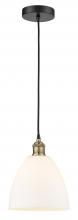 Innovations Lighting 616-1P-BAB-GBD-91-LED - Bristol - 1 Light - 9 inch - Black Antique Brass - Cord hung - Mini Pendant