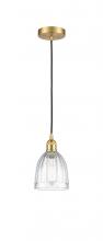 Innovations Lighting 616-1P-SG-G442 - Brookfield - 1 Light - 6 inch - Satin Gold - Cord hung - Mini Pendant