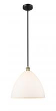 Innovations Lighting 616-1S-BAB-GBD-161-LED - Bristol - 1 Light - 16 inch - Black Antique Brass - Cord hung - Pendant