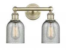  616-2W-AB-G257 - Caledonia - 2 Light - 14 inch - Antique Brass - Bath Vanity Light