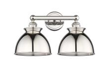  616-2W-PN-M14-PN - Adirondack - 2 Light - 17 inch - Polished Nickel - Bath Vanity Light