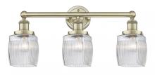  616-3W-AB-G302 - Colton - 3 Light - 24 inch - Antique Brass - Bath Vanity Light