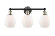  616-3W-BAB-G81 - Eaton - 3 Light - 24 inch - Black Antique Brass - Bath Vanity Light