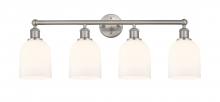 Innovations Lighting 616-4W-SN-G558-6GWH - Bella - 4 Light - 33 inch - Brushed Satin Nickel - Bath Vanity Light