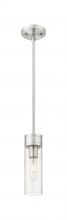  617-1S-SN-G617-8SDY - Boreas - 1 Light - 3 inch - Satin Nickel - Stem Hung - Mini Pendant