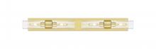  617S-4W-SG-G617-8SDY - Boreas - 4 Light - 39 inch - Satin Gold - Bath Vanity Light