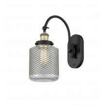  918-1W-BAB-G262 - Stanton - 1 Light - 6 inch - Black Antique Brass - Sconce