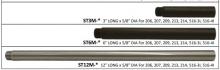  ST-6M-BK - 5/8" Threaded Replacement Stems