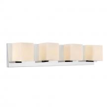  5442W26SN - Cristini 4 Light Bathroom Sconce With Satin Nickel Finish