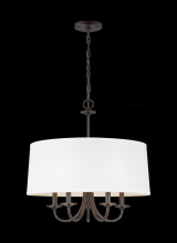  3320205-710 - Five Light Shade Chandelier