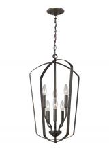  5134906-710 - Medium Six Light Hall / Foyer