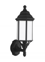  8538751EN3-12 - Sevier traditional 1-light LED outdoor exterior small uplight outdoor wall lantern sconce in black f