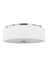 Generation Lighting FM312BS - Large Three Light Flush Mount