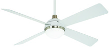  F623L-WHF/BN - 54" CEILING FAN W/LED LIGHT