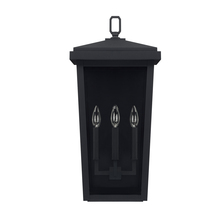  926232BK - 3 Light Outdoor Wall Lantern