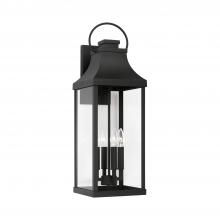  946441BK - 4 Light Outdoor Wall Lantern